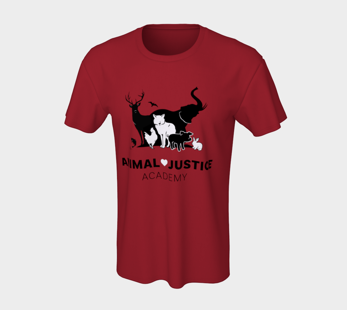 Animal Justice Academy Unisex Tee - Red