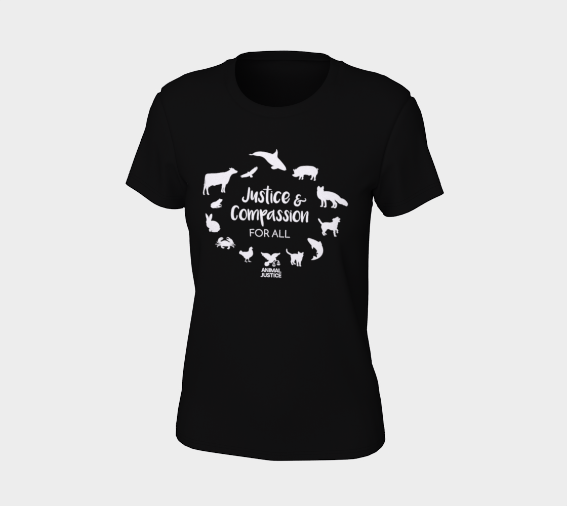 Justice & Compassion for All Women's Tee