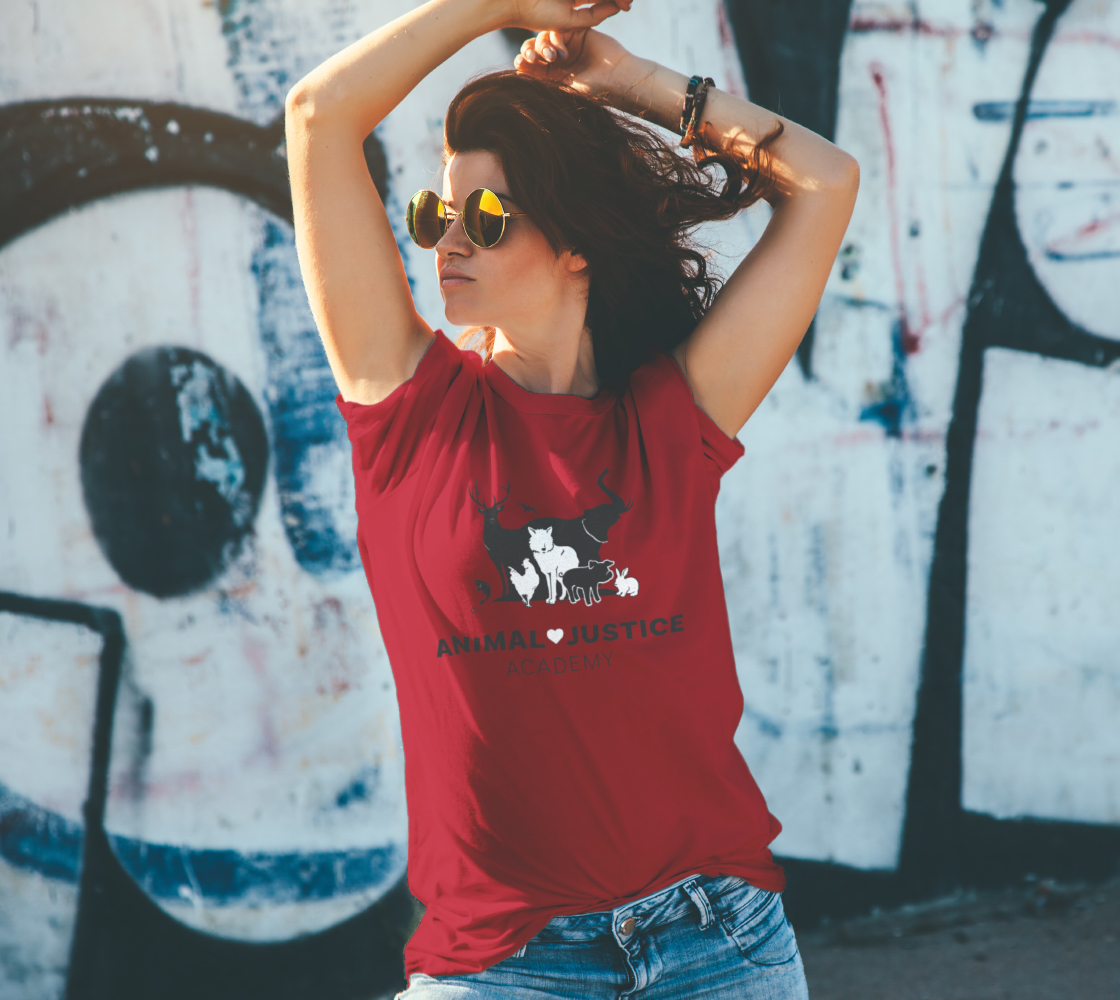 Animal Justice Academy Unisex Tee - Red