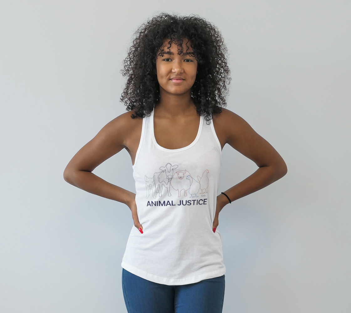 Farmed Animals Women's Racerback Tank