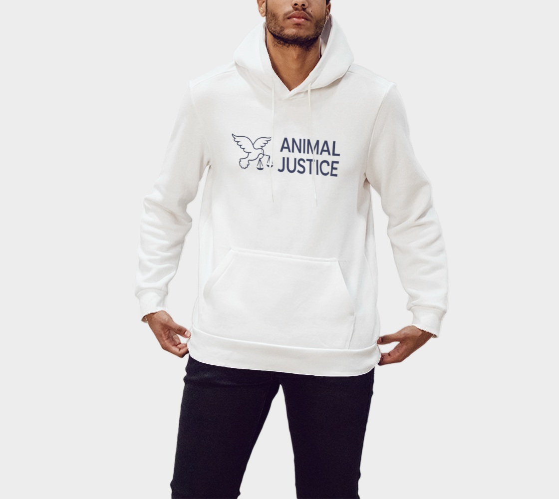 Justice logo clearance hoodie