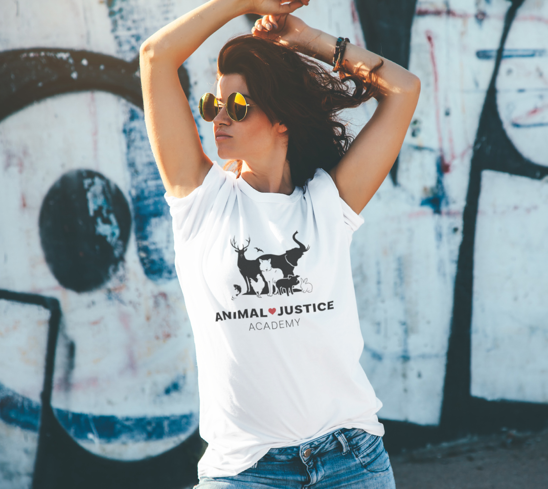 Animal Justice Academy Unisex Tee - White