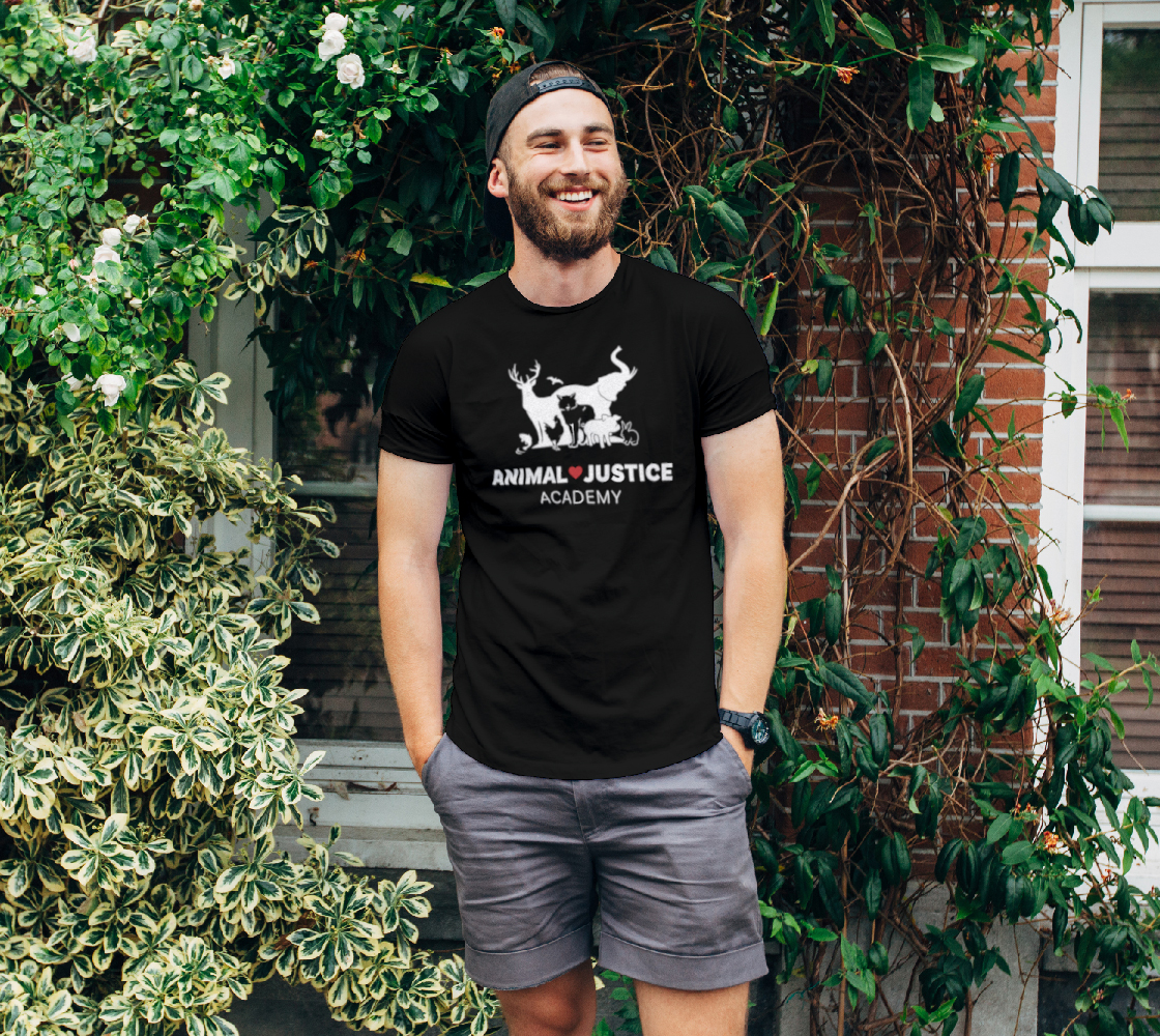 Animal Justice Academy Unisex Tee - Black