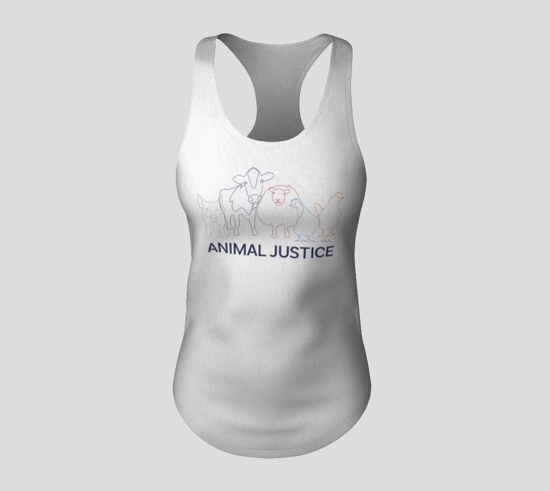 Farmed Animals Women's Racerback Tank