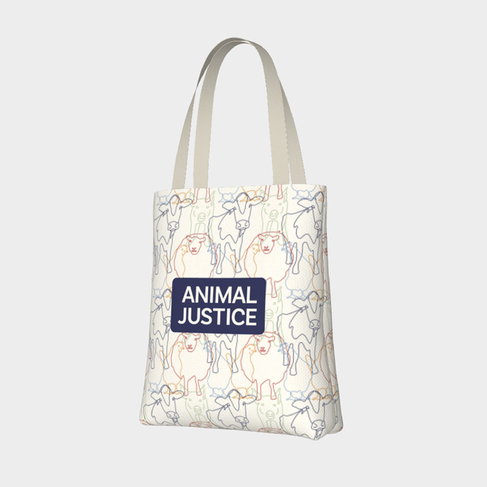 Animal tote bag best sale