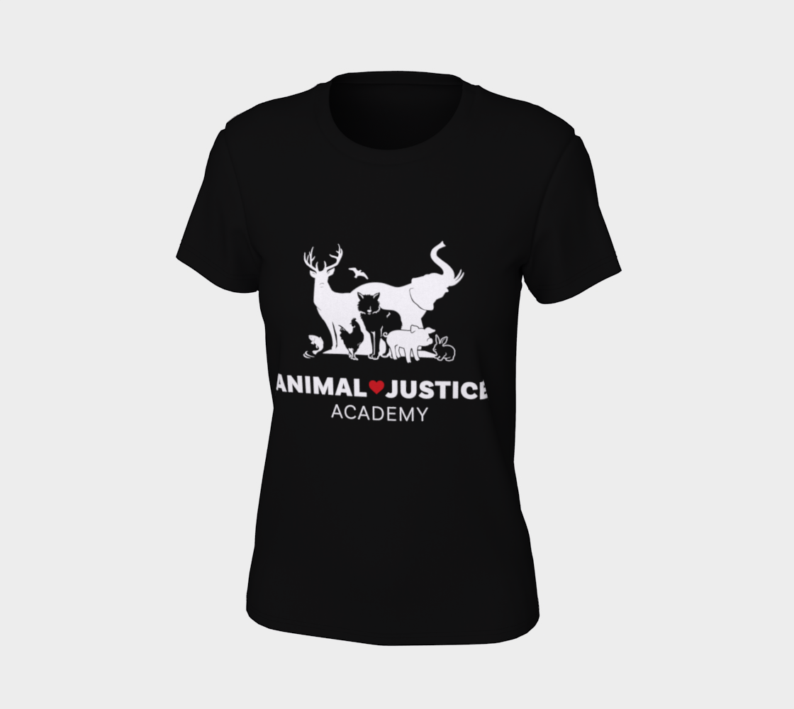 Animal Justice Academy Women's Tee - Black