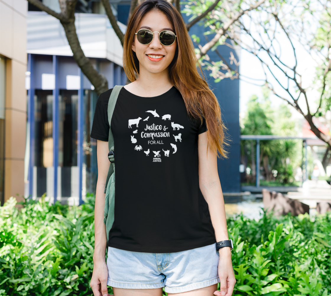 Justice & Compassion for All Women's Tee